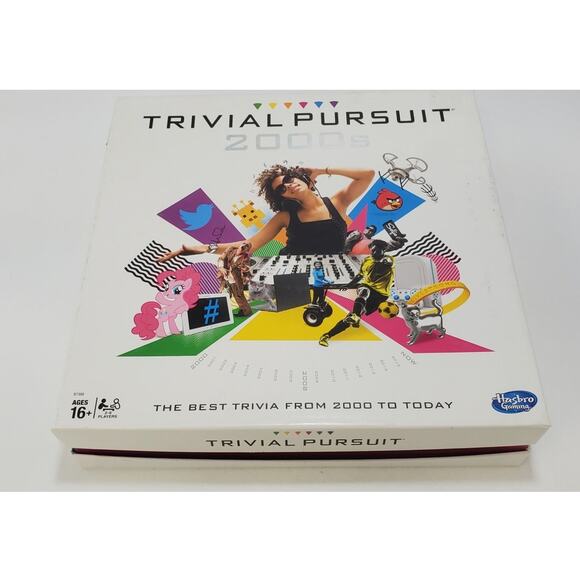 Trivial Pursuit 2000s Edition Board Game, Hasbro, 2009-2016, PRE-OWNED - Picture 1 of 8